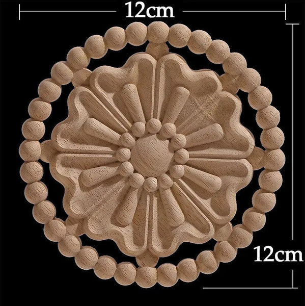 Wood Carved Flower Panel-ToShay.org