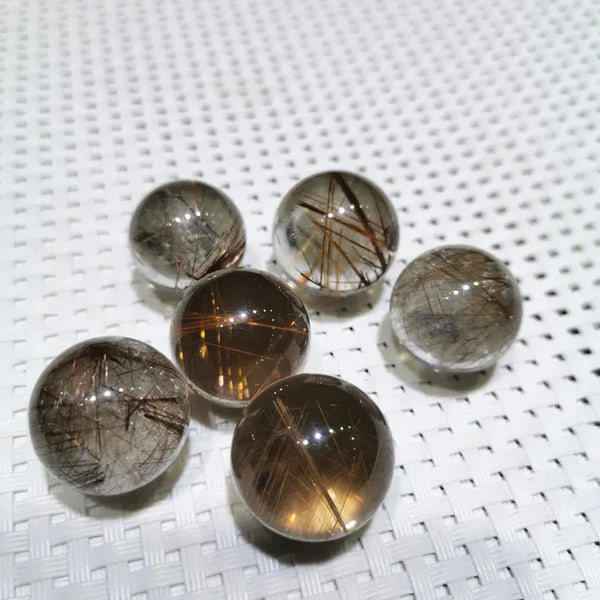 Gold Rutilated Quartz Ball-ToShay.org
