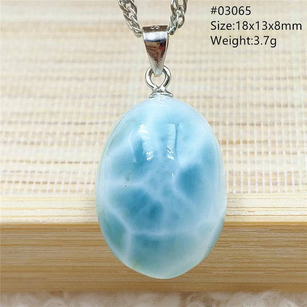 Blue Larimar Pendant-ToShay.org