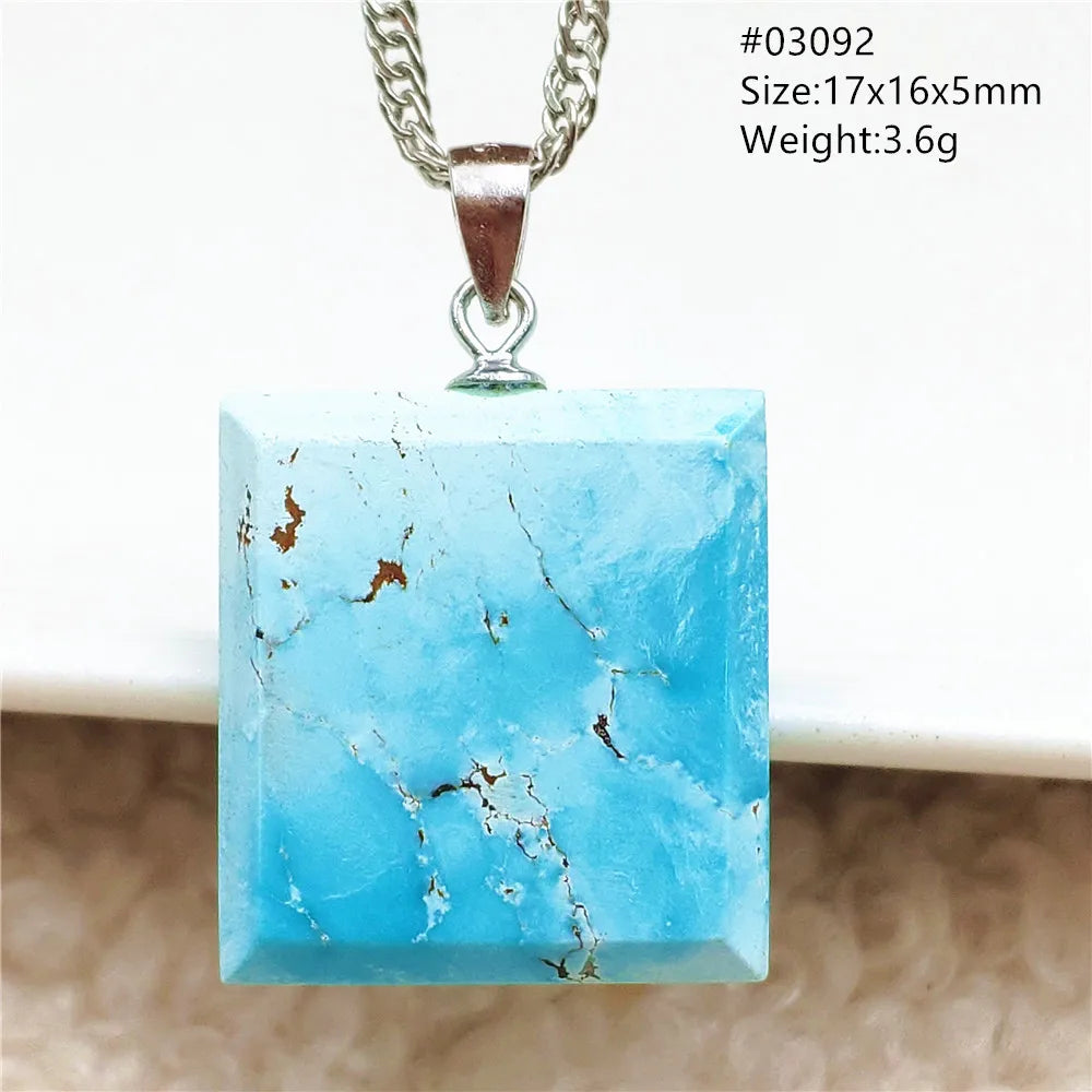 Blue Turquoise Pendant-ToShay.org