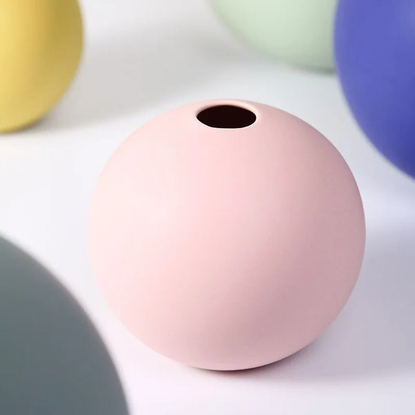 Ceramic Ball Vase-ToShay.org
