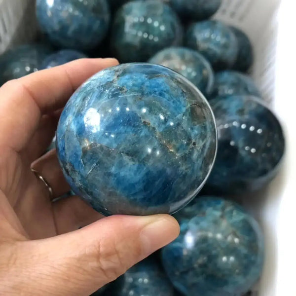 Blue Apatite Ball-ToShay.org