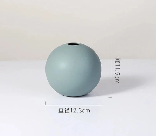 Ceramic Ball Vase-ToShay.org