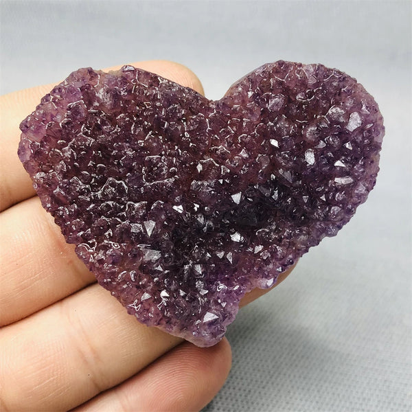 Red Amethyst Heart-ToShay.org