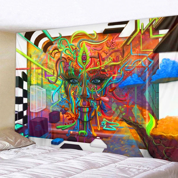 Psychedelic Scene Tapestry-ToShay.org