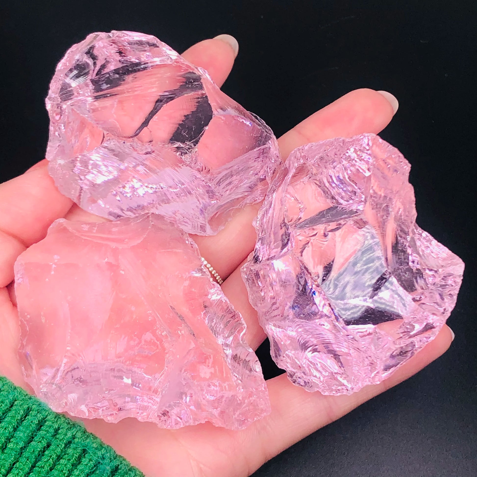Pink Quartz Crystal Rock-ToShay.org