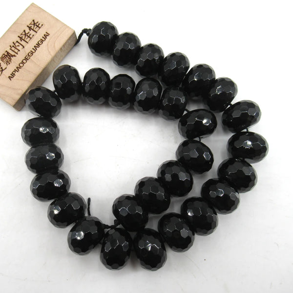 Black Onyx Faceted Beads-ToShay.org