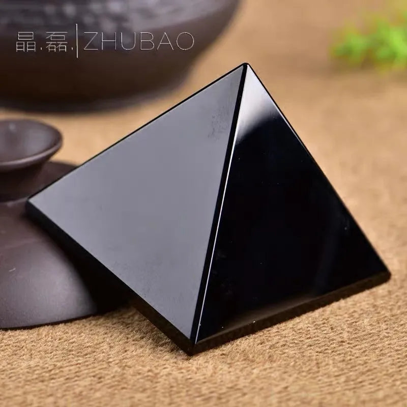 Black Obsidian Pyramid-ToShay.org