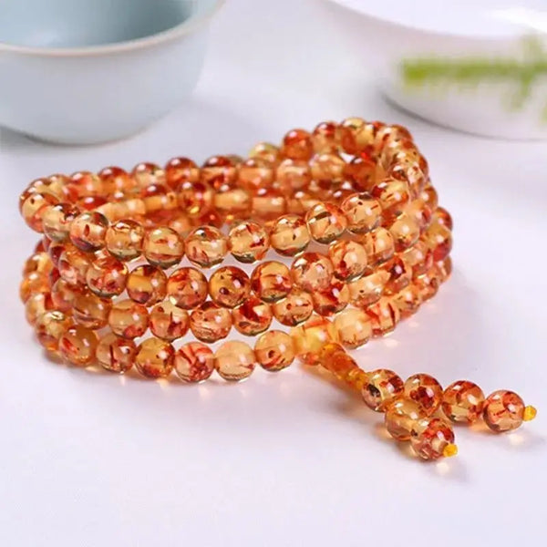 Red Amber Prayer Beads-ToShay.org