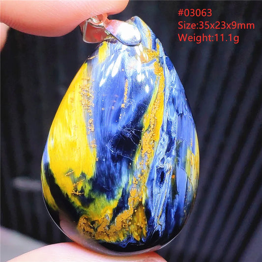 Blue Pietersite Pendant-ToShay.org