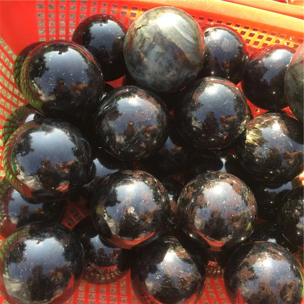 Black Astrophyllite Ball-ToShay.org