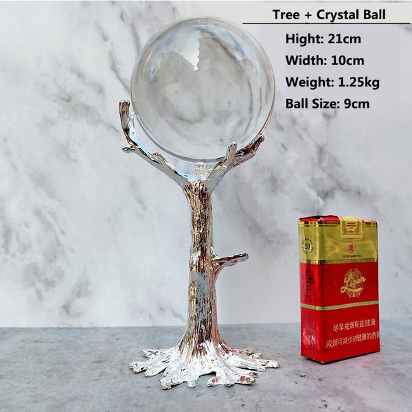 Tree Branch Crystal Ball Stand-ToShay.org