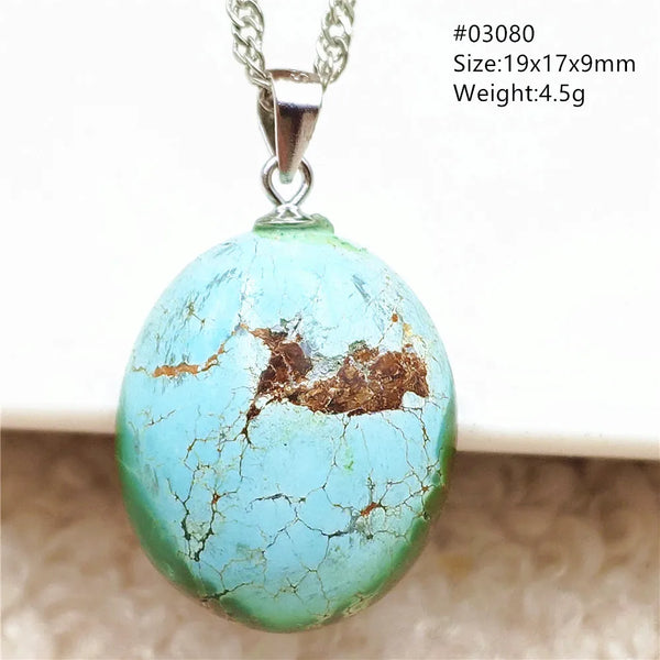 Blue Turquoise Pendant-ToShay.org
