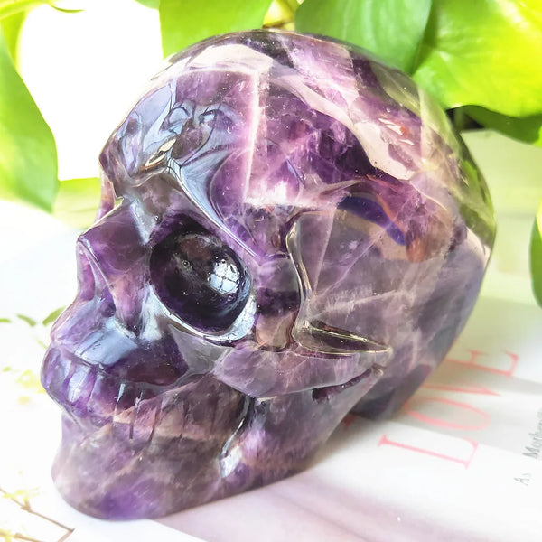 Purple Dream Amethyst Skull-ToShay.org