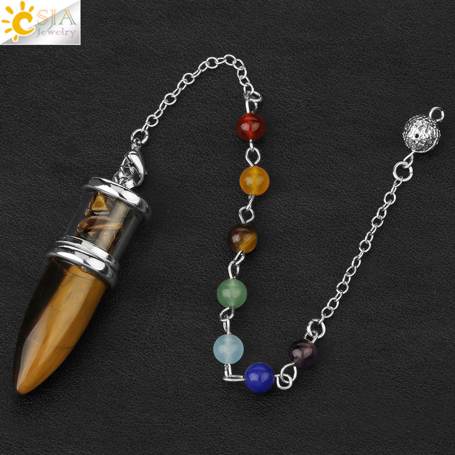 Mixed Crystal Dowsing Pendulum-ToShay.org
