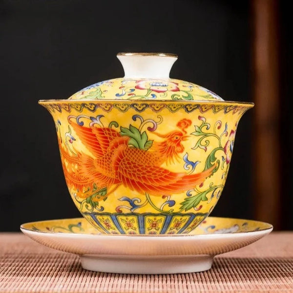 Dragon Ceramic Tea Bowl-ToShay.org