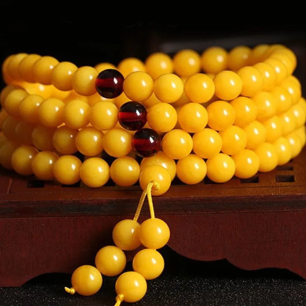 Red Amber Prayer Beads-ToShay.org