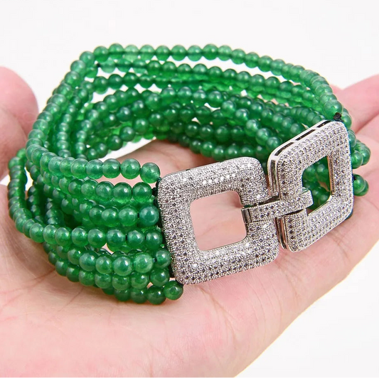 Green Jade Bracelet-ToShay.org