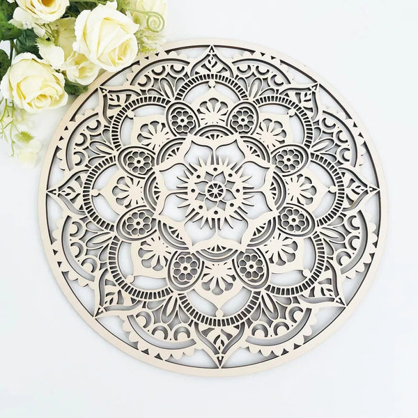 Wood Carved Flower Panel-ToShay.org