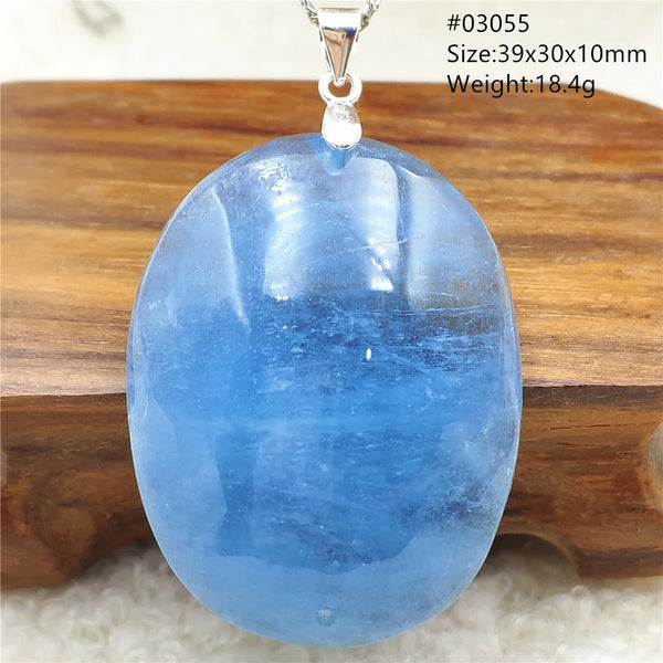 Blue Aquamarine Pendant-ToShay.org