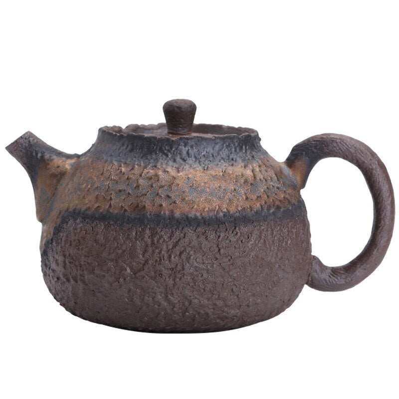Rust Glaze Stoneware Teapot-ToShay.org