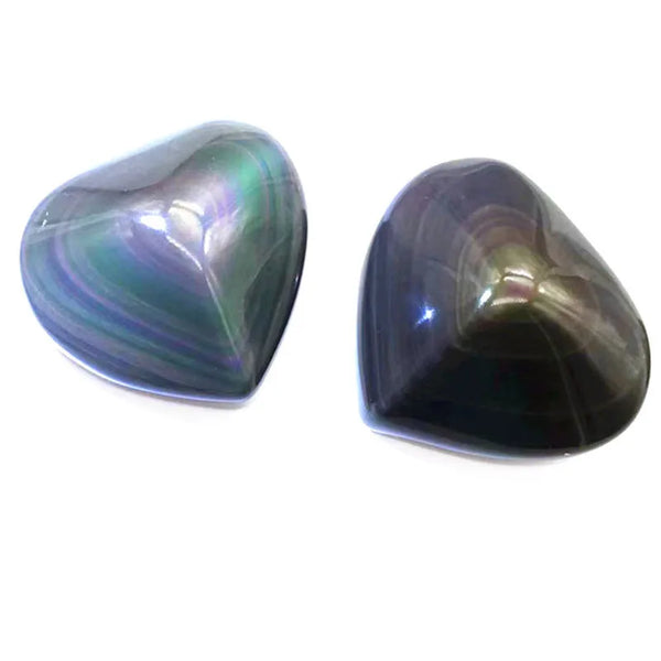 Rainbow Obsidian Heart-ToShay.org