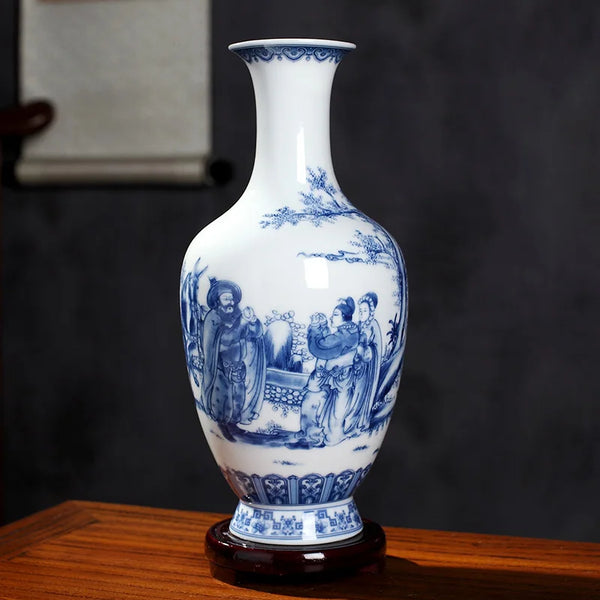 Jingdezhen Glazed Porcelain Vase-ToShay.org