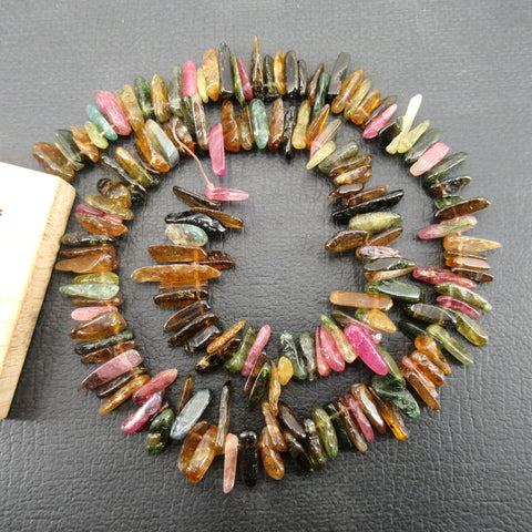 Mixed Tourmaline Chip Beads-ToShay.org