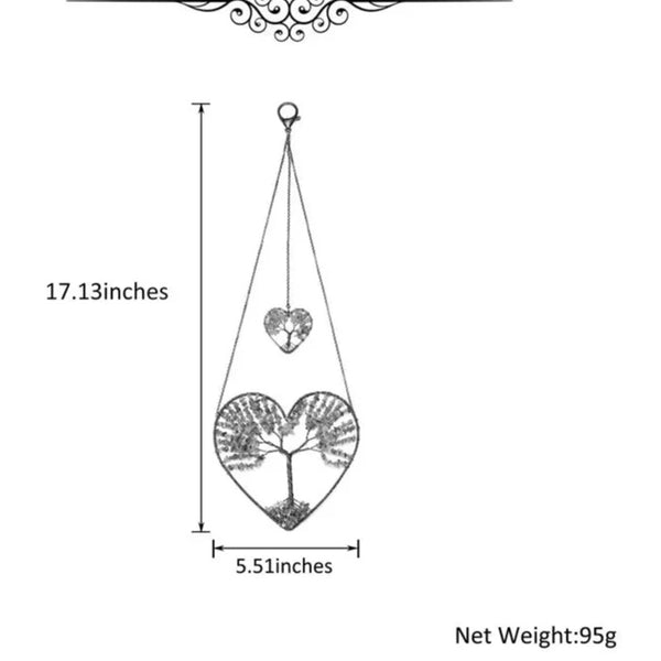 Crystal Heart Tree Sun Catchers-ToShay.org