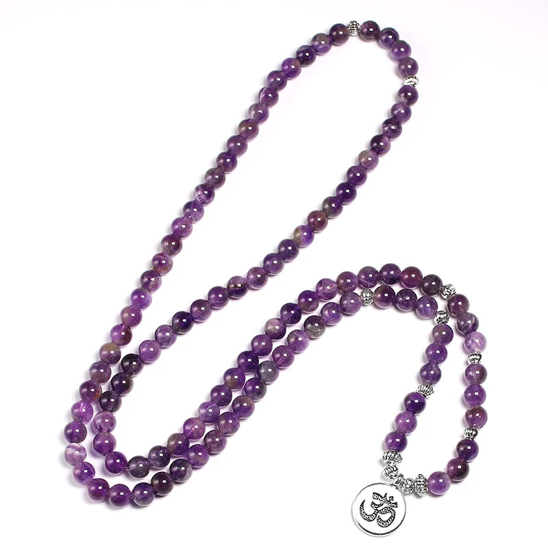 Purple Amethyst Crystal Bracelet-ToShay.org