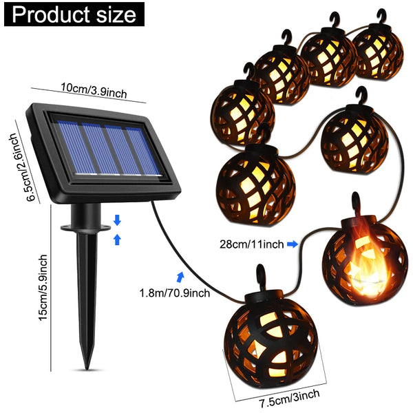 Flickering Flame String Lights-ToShay.org