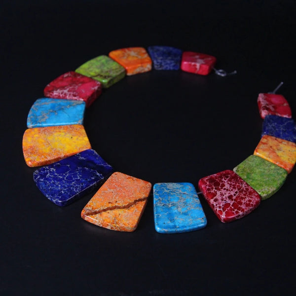 Mixed Emperor Jasper Slab Beads-ToShay.org