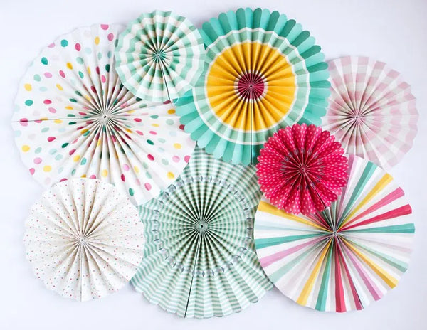 Paper Fan Rosettes-ToShay.org