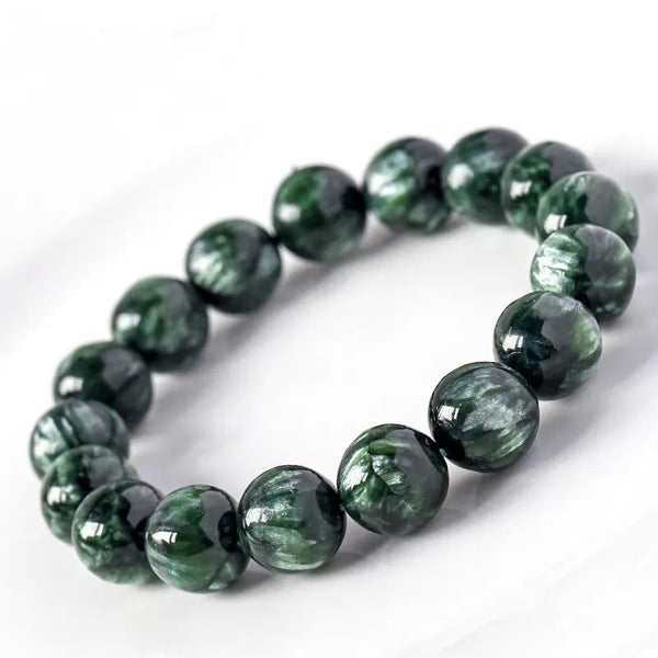 Green Seraphinite Bracelet-ToShay.org