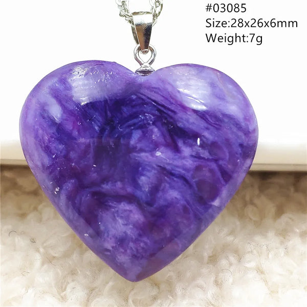 Purple Charoite Pendant-ToShay.org