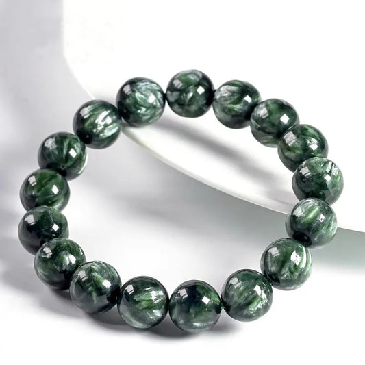 Green Seraphinite Bracelet-ToShay.org