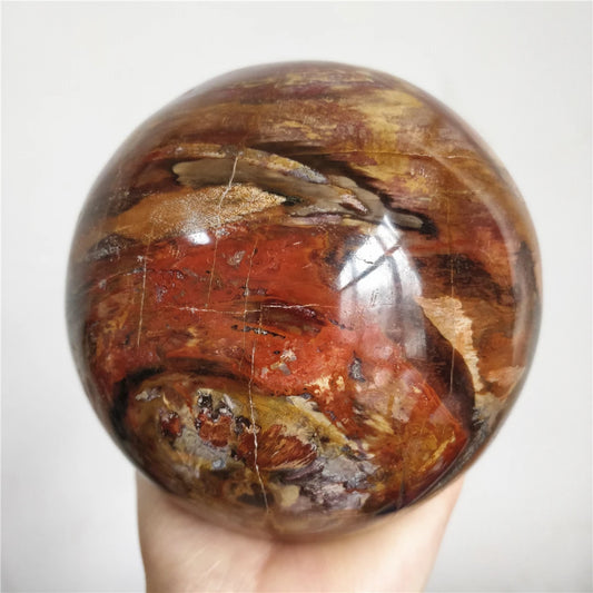 Red Wood Stone Balls-ToShay.org