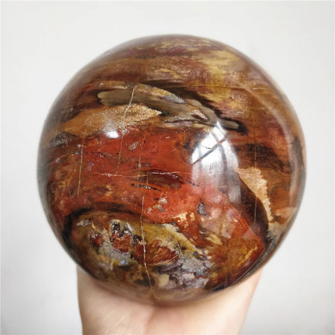 Red Wood Stone Balls-ToShay.org