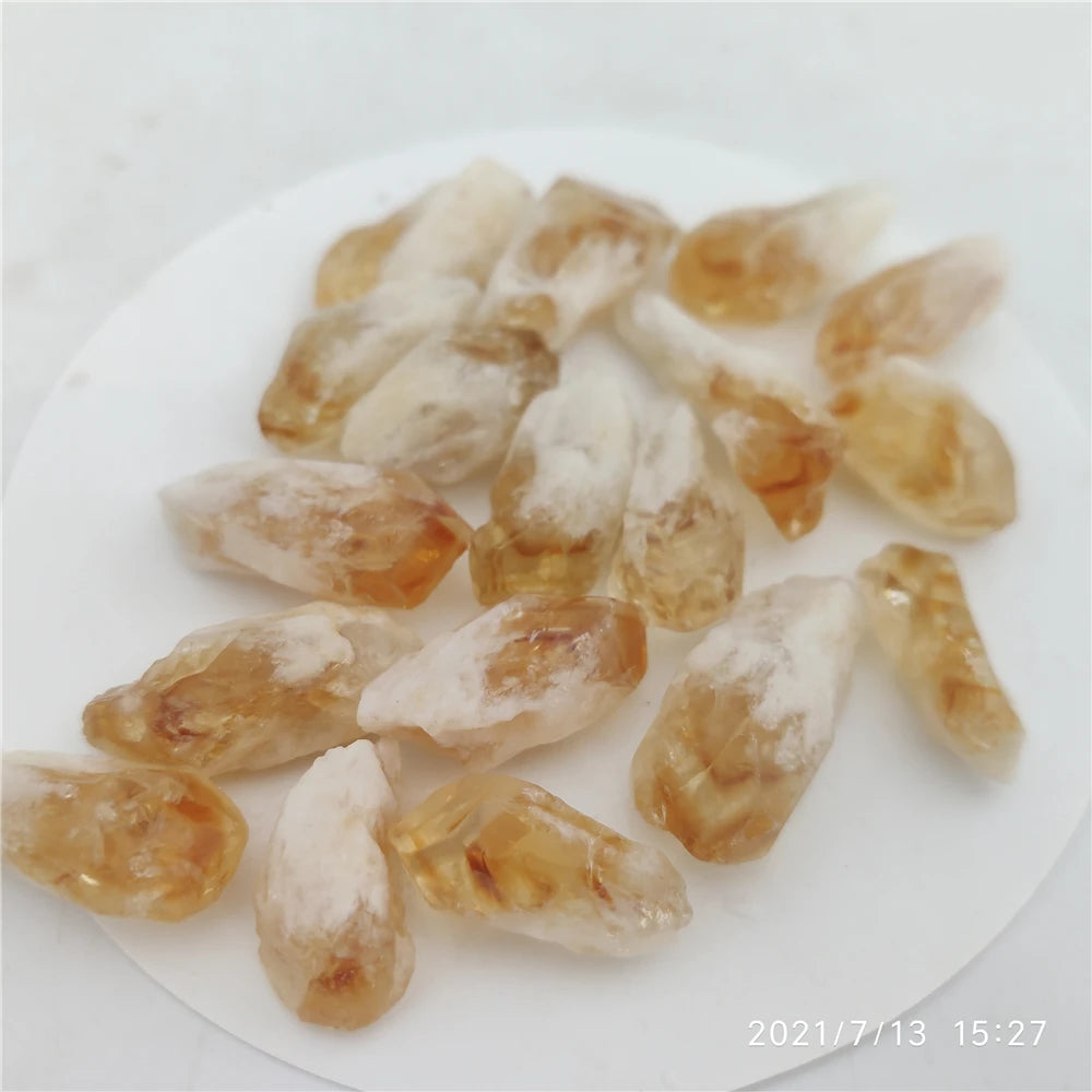Yellow Citrine Quartz Crystal-ToShay.org