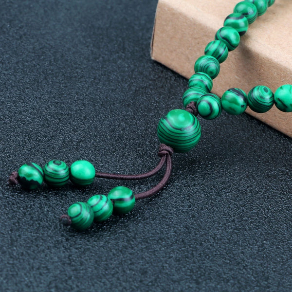 Green Malachite Prayer Beads-ToShay.org