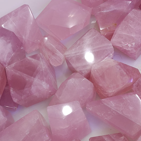 Pink Quartz Crystal Blocks-ToShay.org