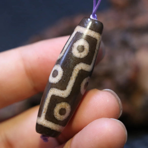 Tibetan Agate Eyes Dzi-ToShay.org