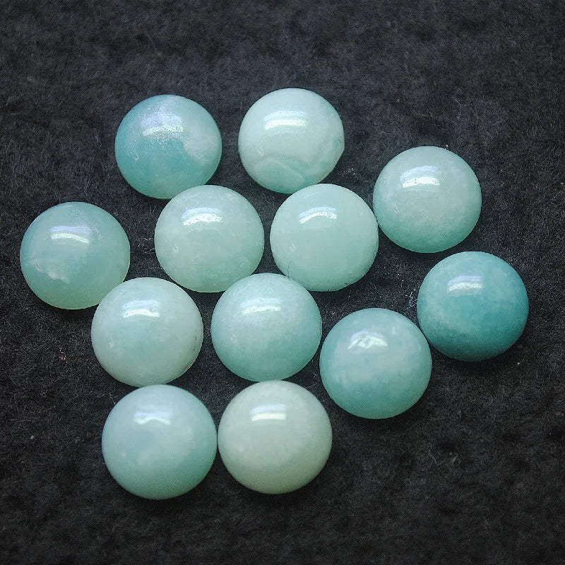Blue Amazonite Cabochons-ToShay.org