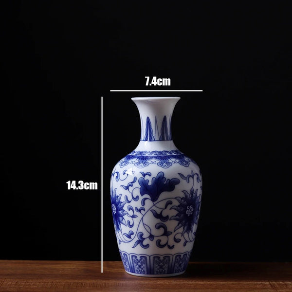 Blue White Porcelain Vase-ToShay.org