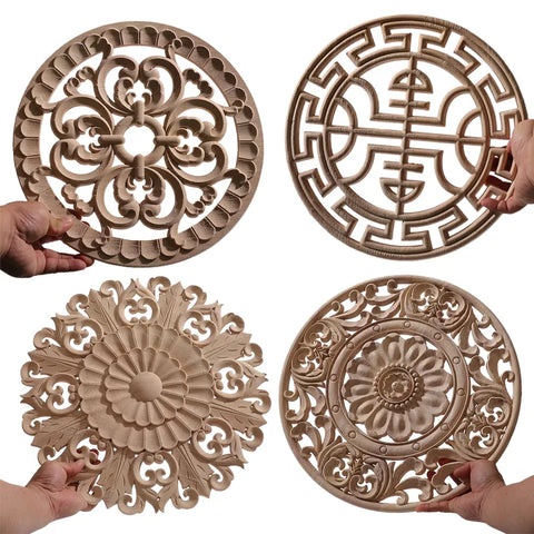 Wood Carved Flower Panel-ToShay.org