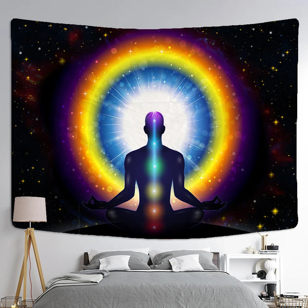 Chakra Meditation Tapestry-ToShay.org