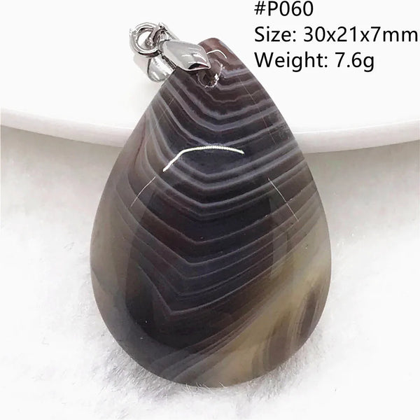 Black Lace Agate Pendant-ToShay.org