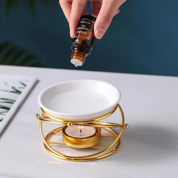 Wrougt Iron Essential Oil Burner-ToShay.org
