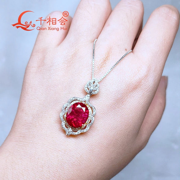 Pink Ruby Pendant-ToShay.org