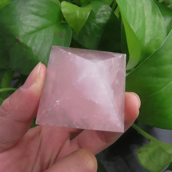 Pink Rose Quartz Crystal Set-ToShay.org